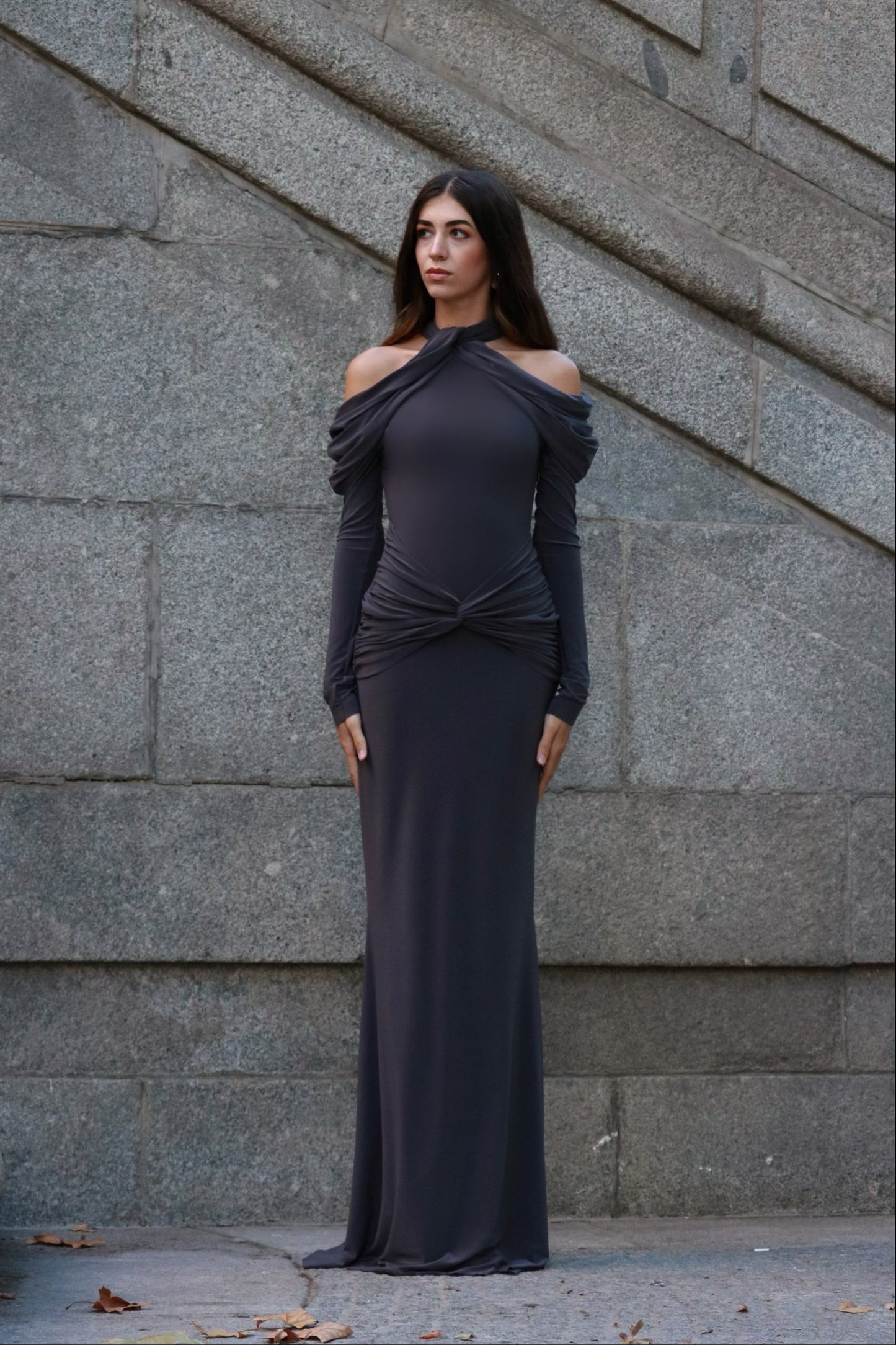 Vestido Ingrid Plomo