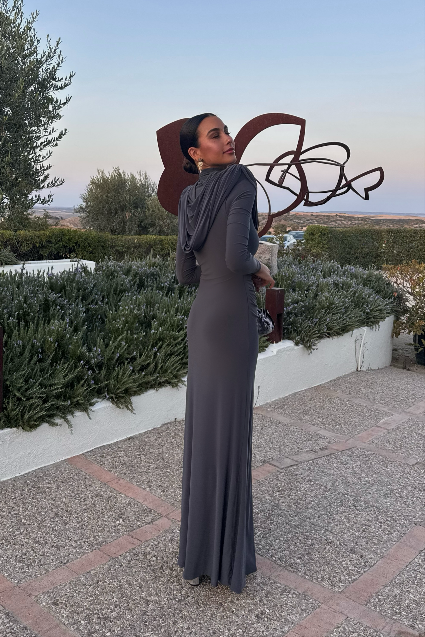 Vestido Diana Plomo