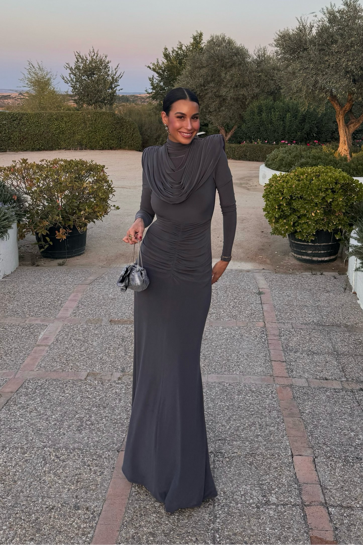 Vestido Diana Plomo