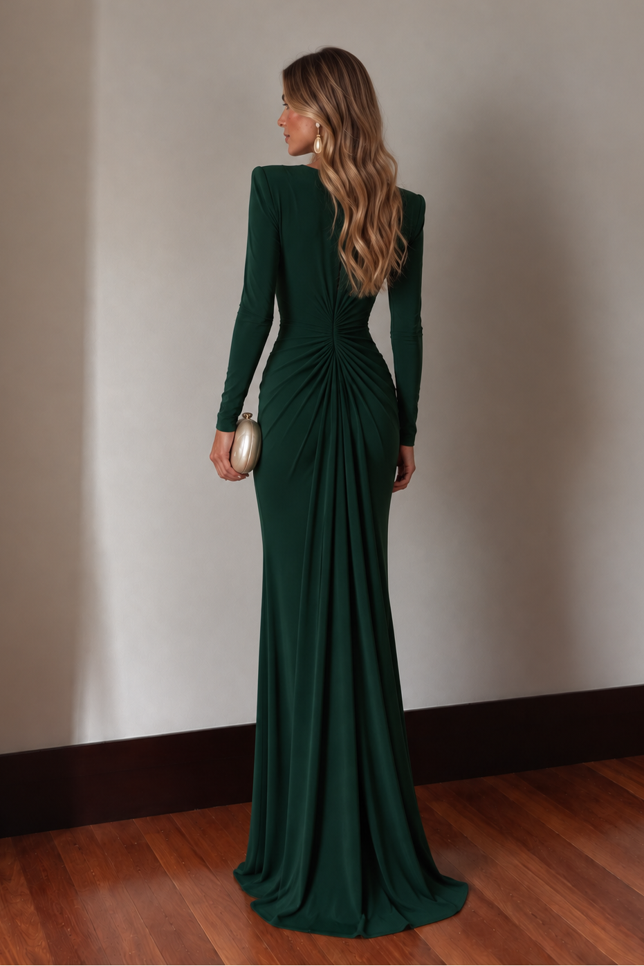 Vestido Melyssa Verde Botella