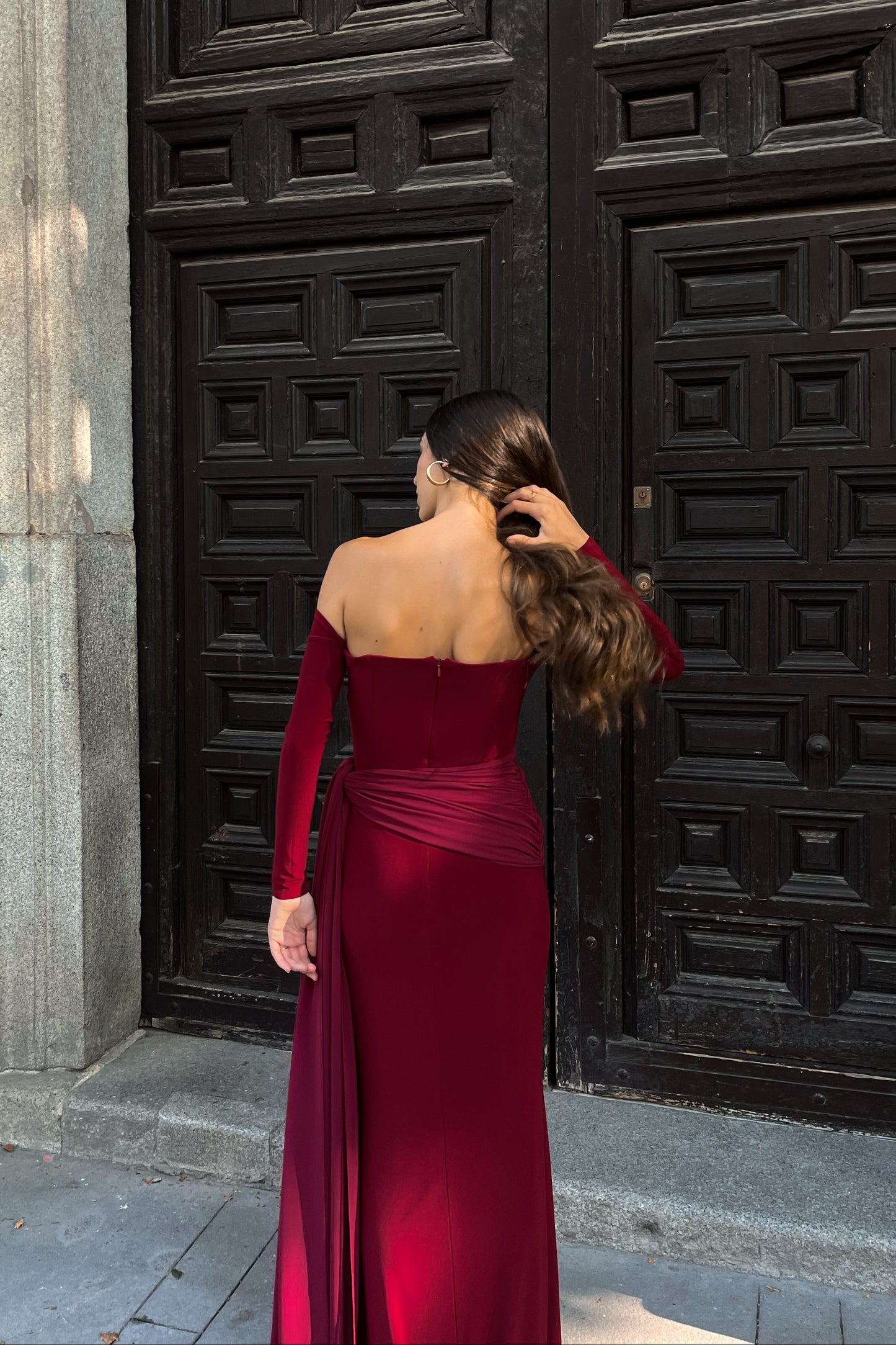 Vestido Marilyn Burdeos