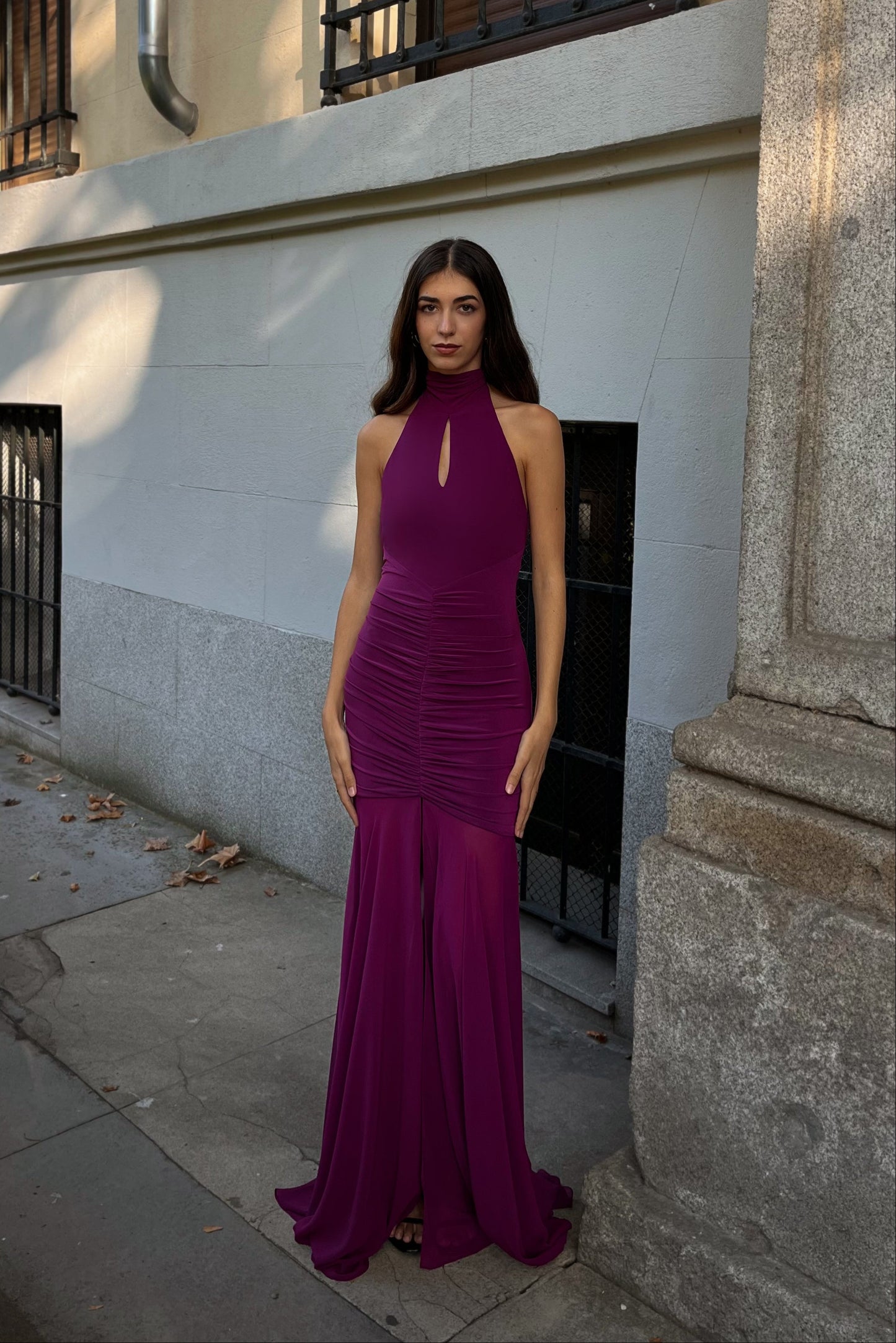 Vestido Brigitte Morado