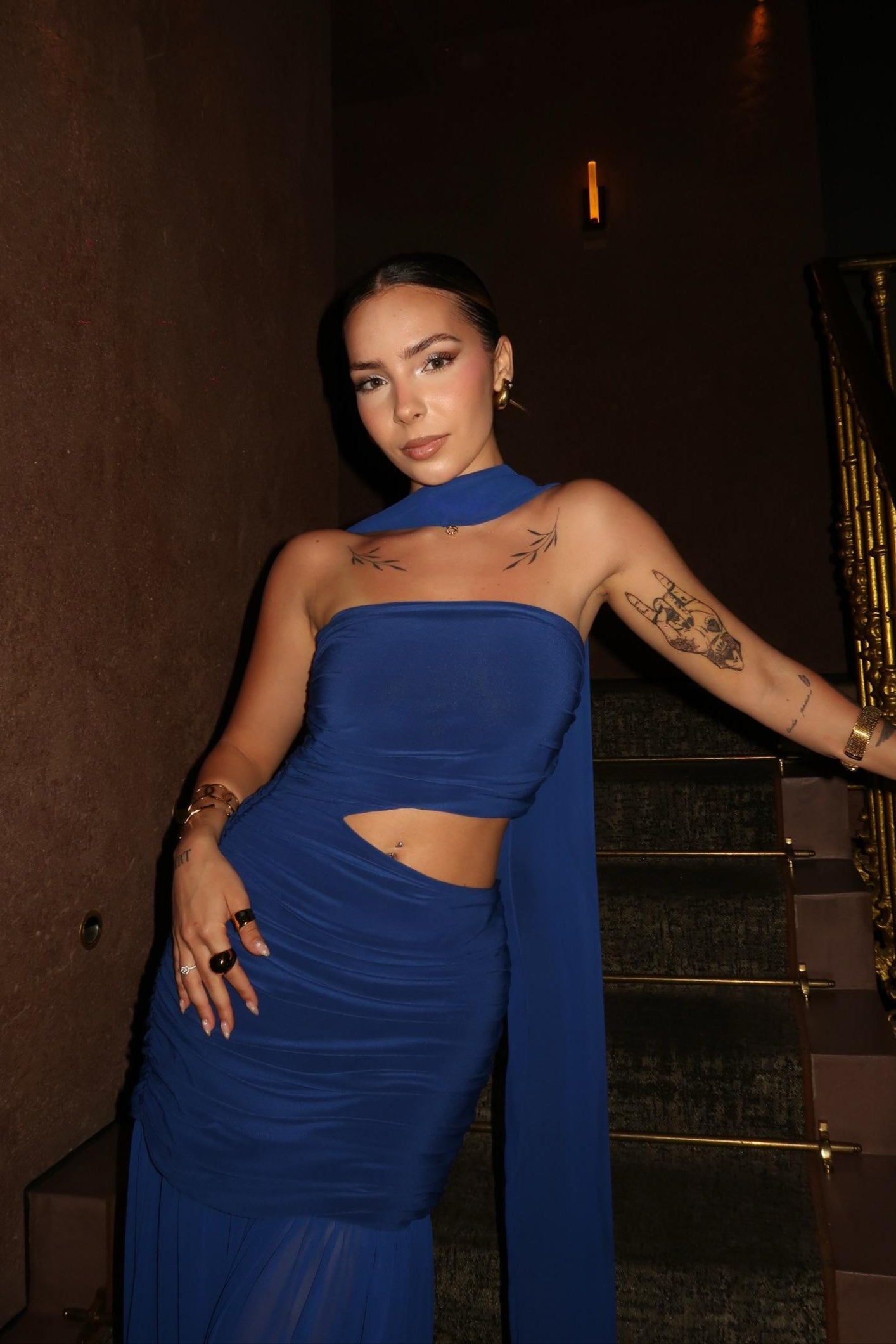 Vestido Ámbar Azul Marino