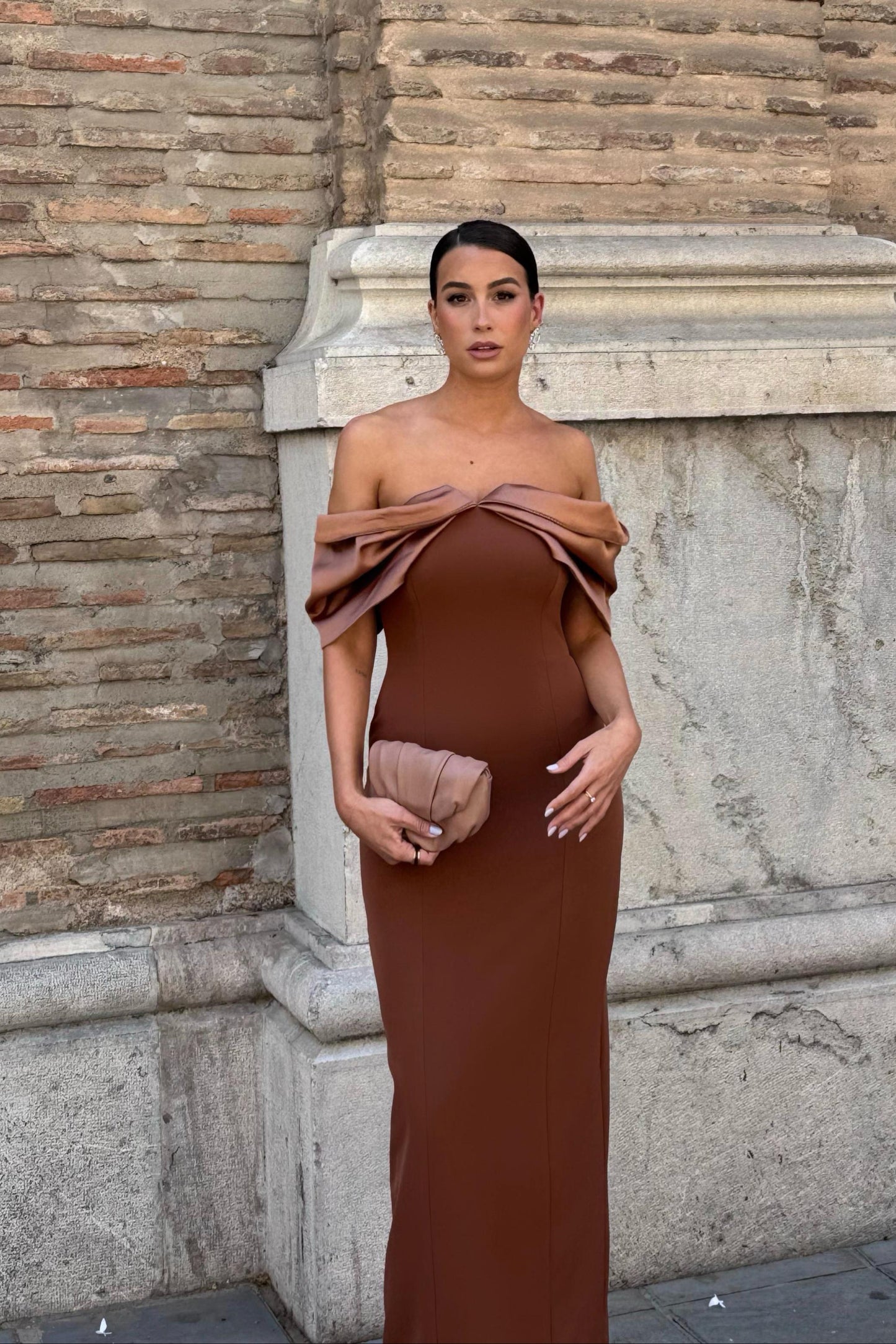 Vestido Zenya Caramelo