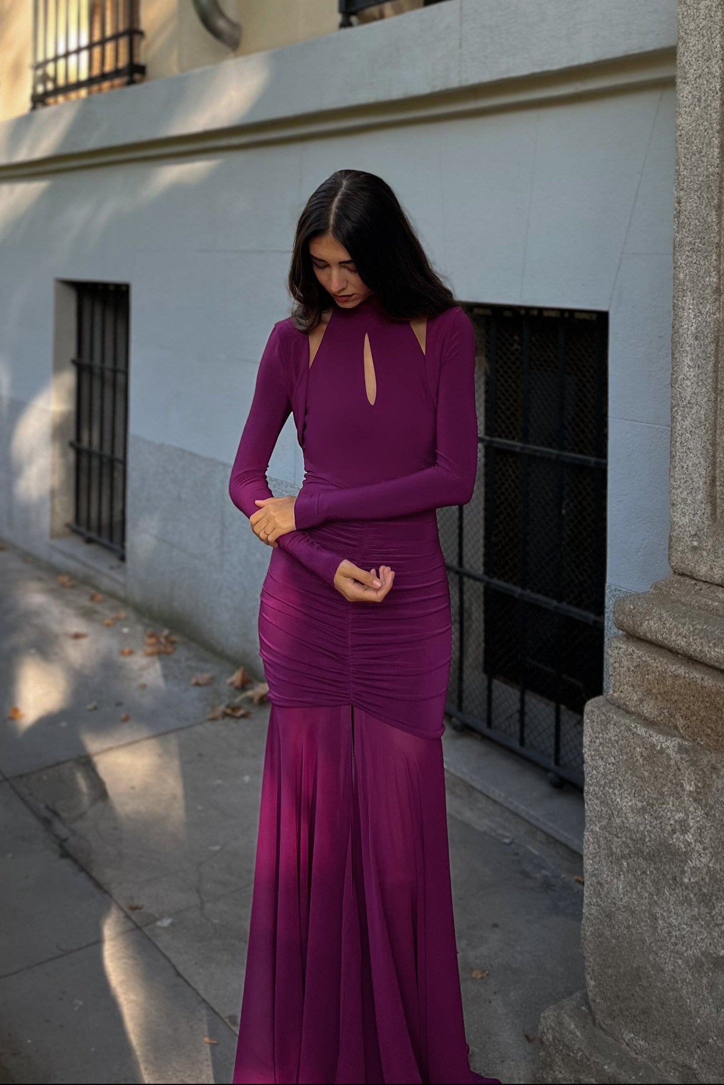Vestido Brigitte Morado