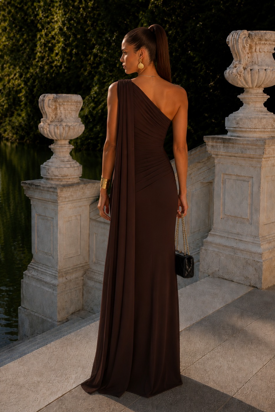 Vestido Safira Chocolate
