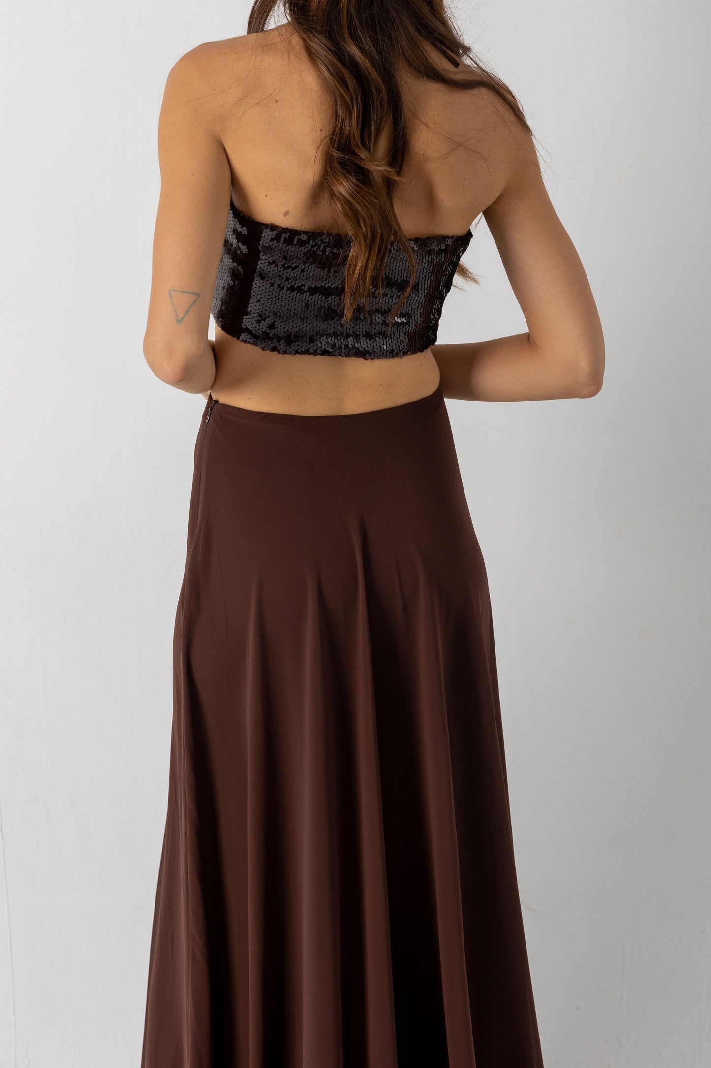 Vestido Chiara Marrón Chocolate