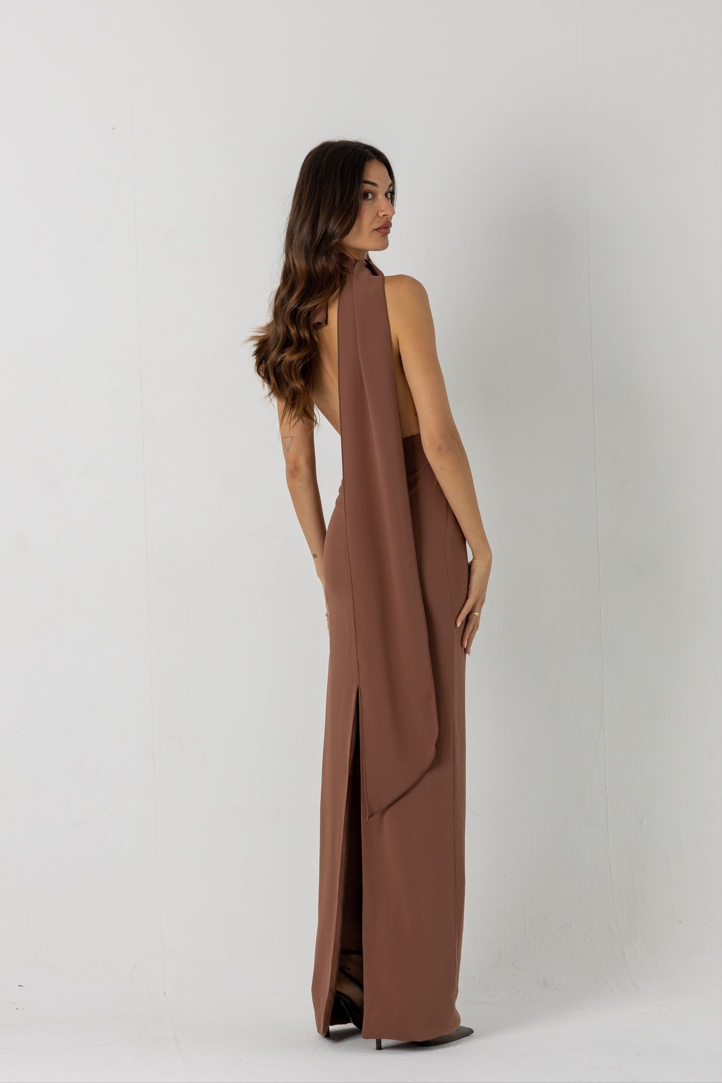 Vestido Terracota Mocha Mousse