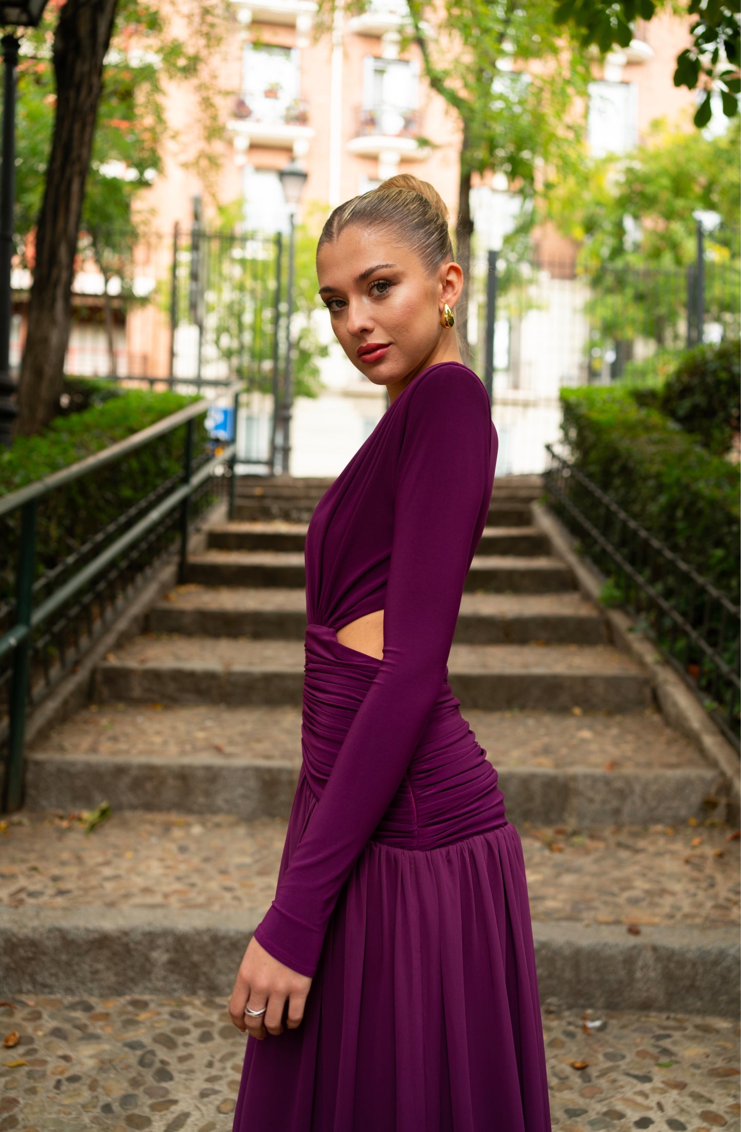 Vestido Amatista morado