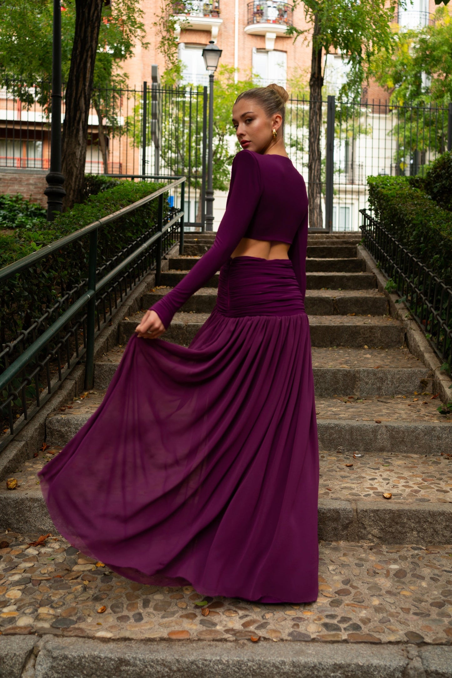 Vestido Amatista morado