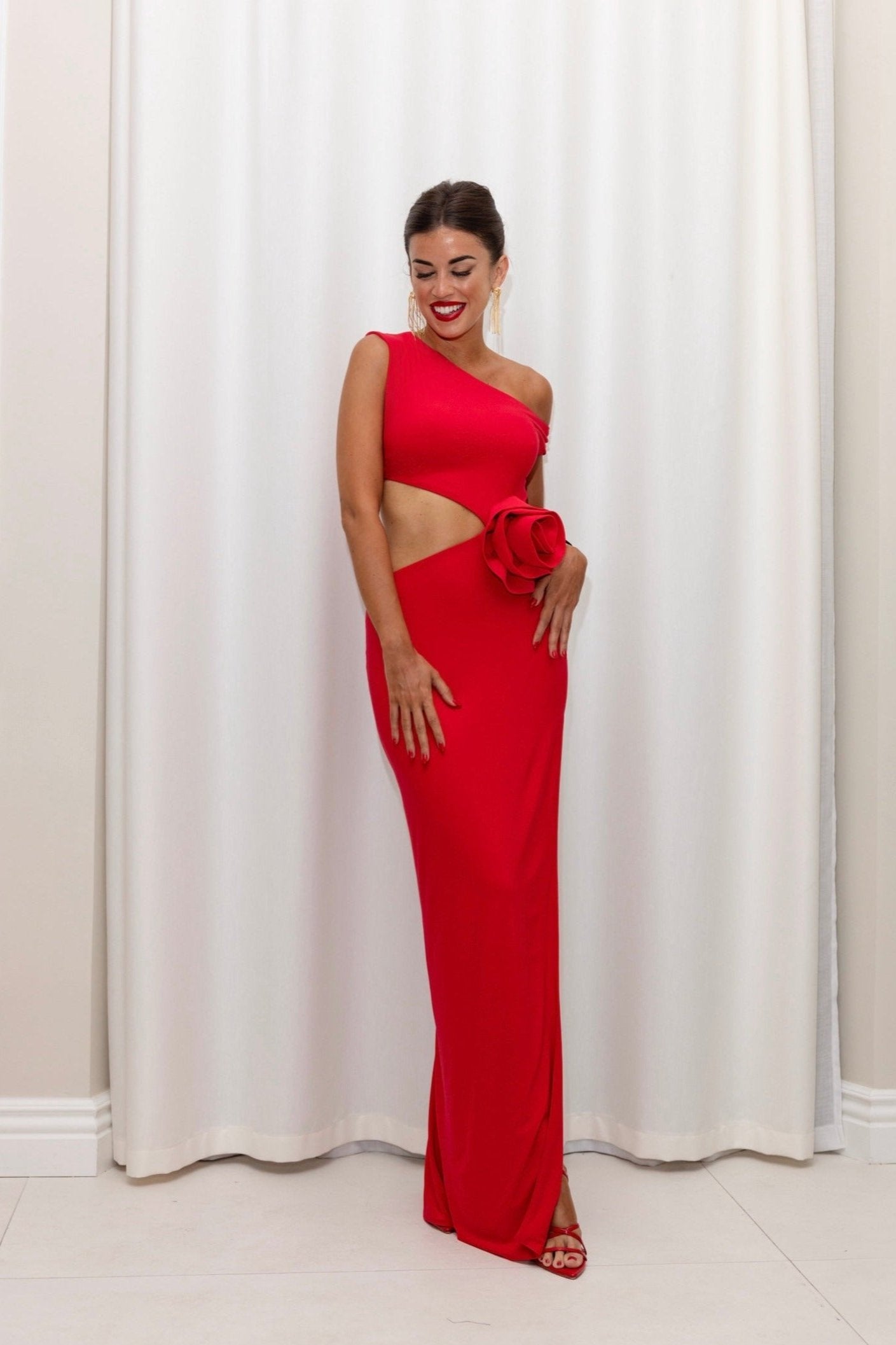 Vestido Freesia Rojo