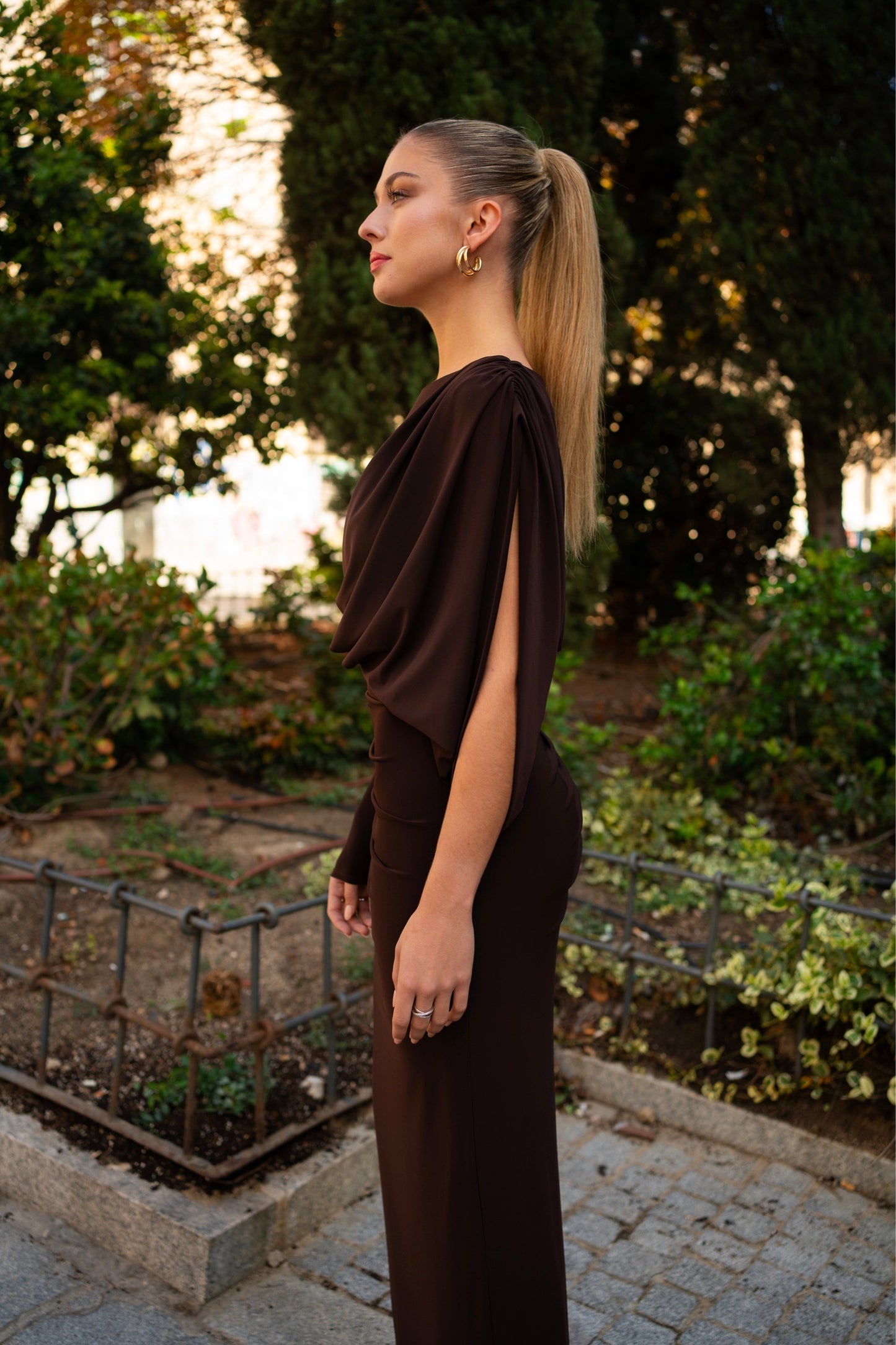 Turmalina Brown Dress