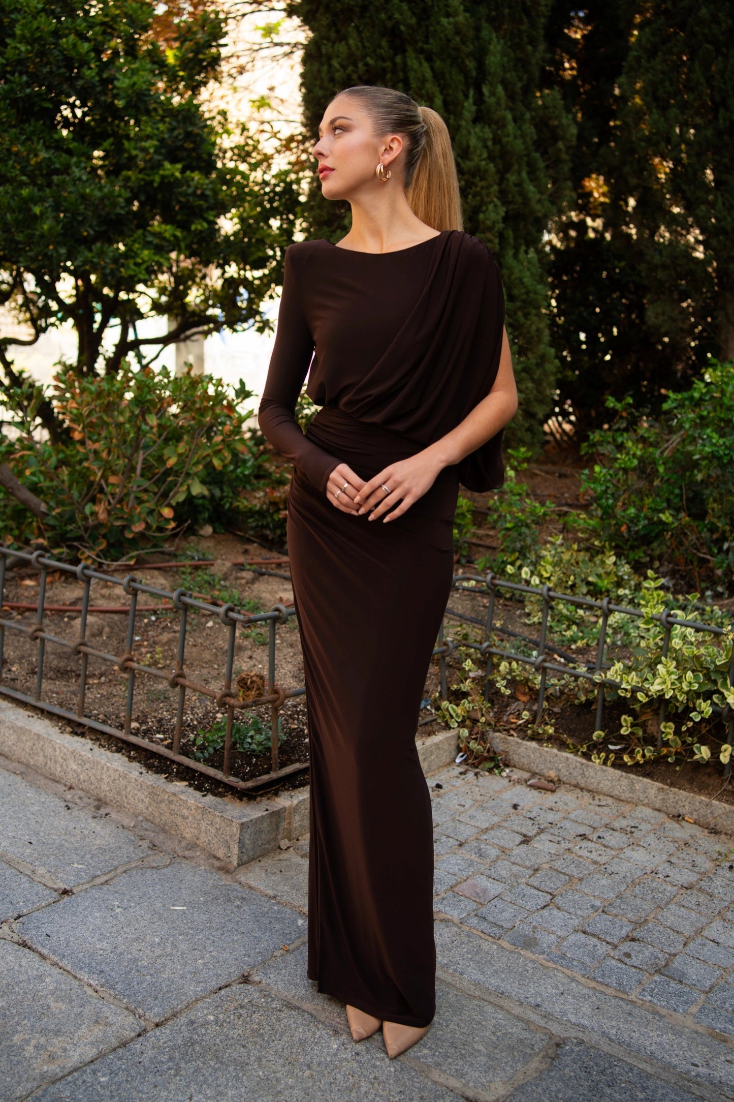 Turmalina Brown Dress