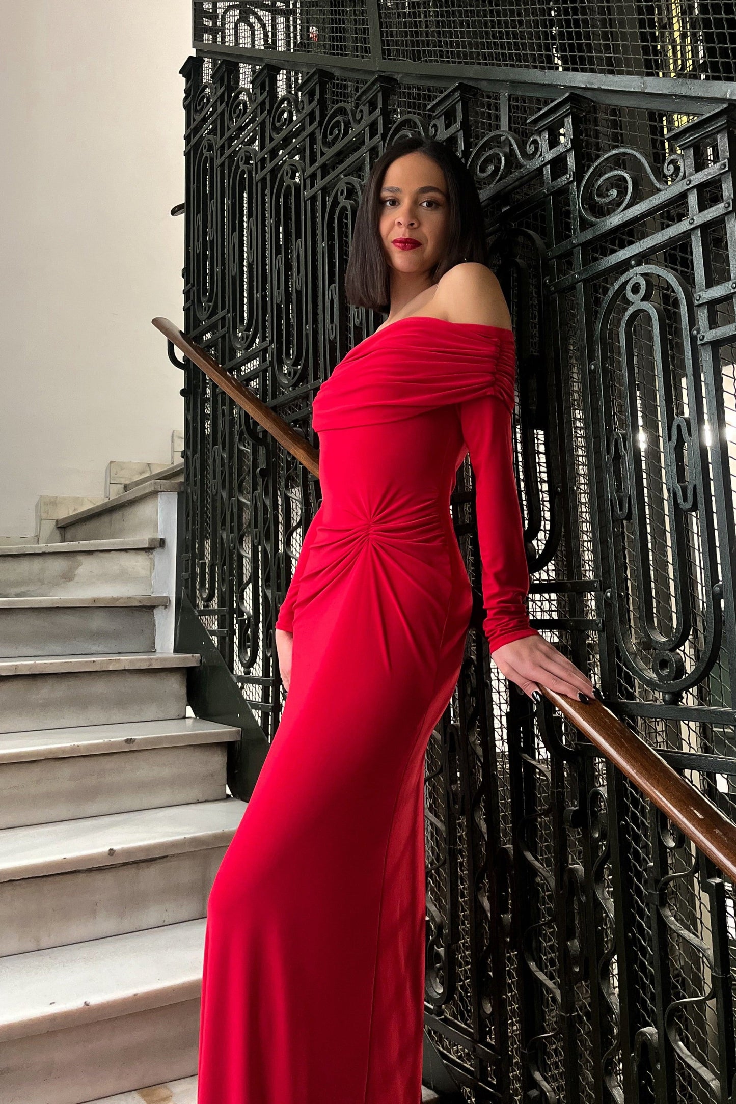 Vestido Camelia Rojo
