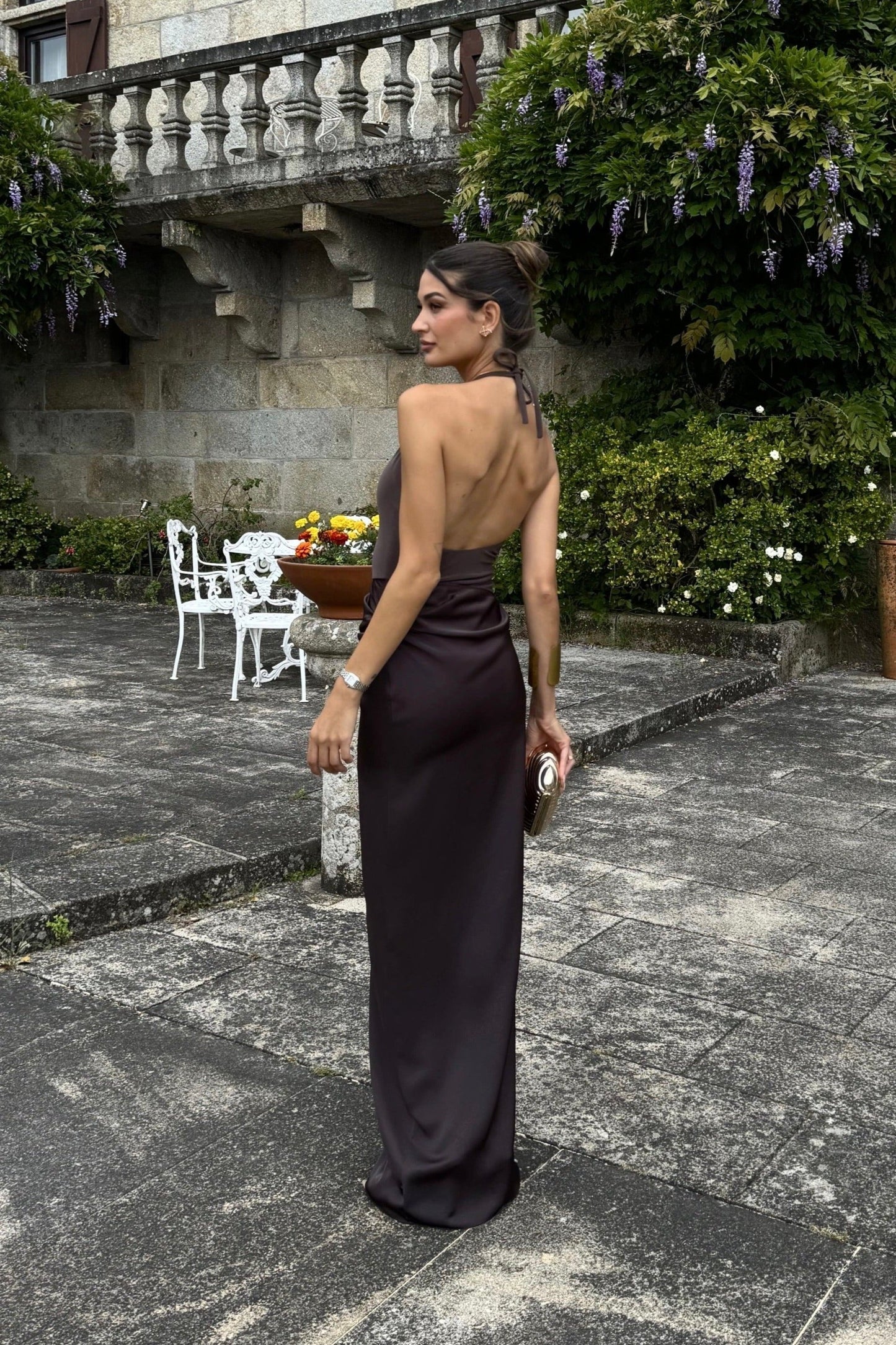 Vestido Agatha Marrón