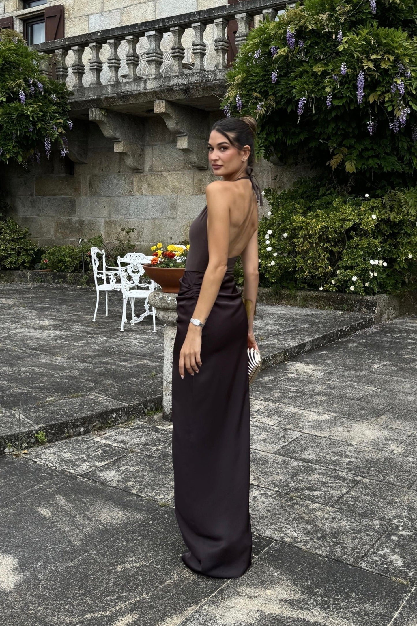 Vestido Agatha Marrón
