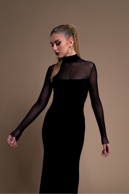 Vestido Nocturna Negro