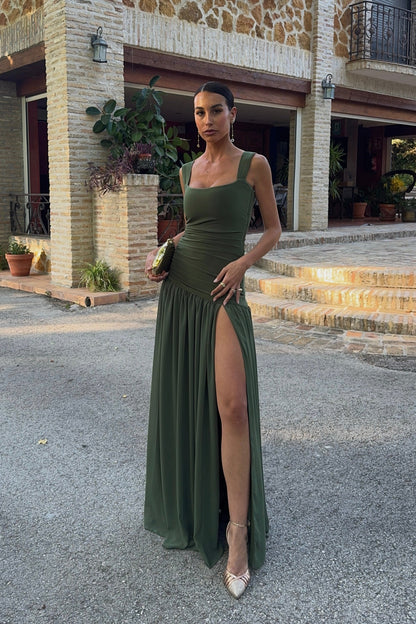 Vestido Lina Caqui