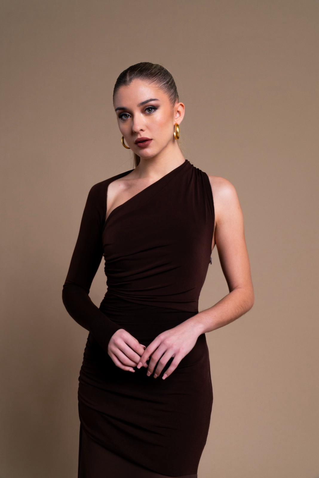 Vestido Íside Marrón Chocolate