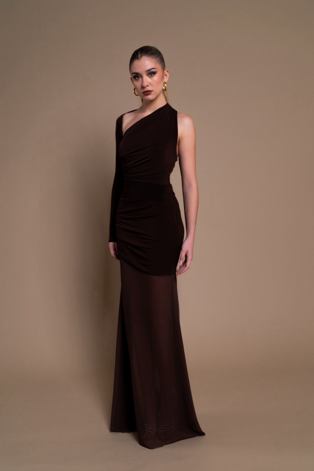 Vestido Íside Marrón Chocolate