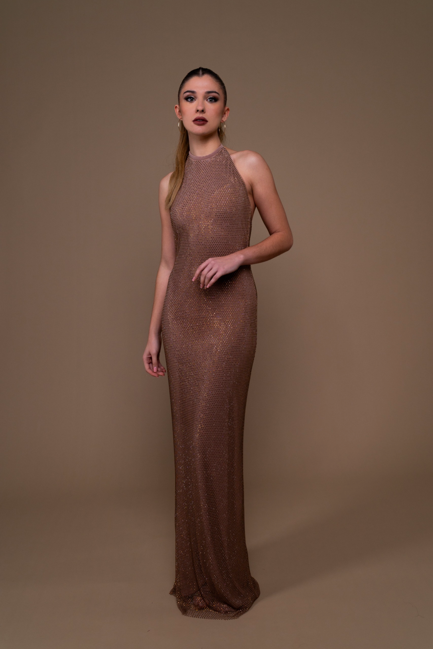 Vestido Calíope Dorado