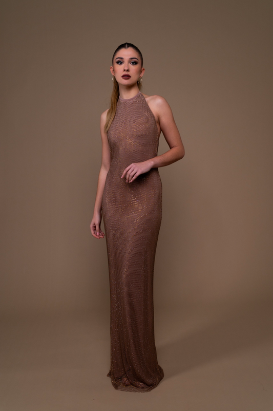 Vestido Calíope Dorado