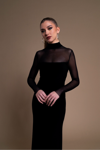 Vestido Nocturna Negro