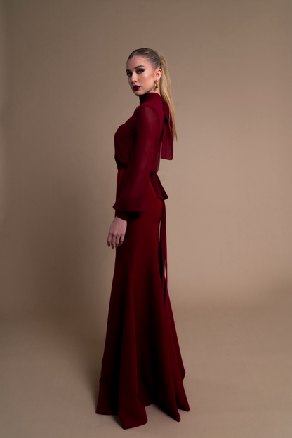 Vestido Aelia Burdeos