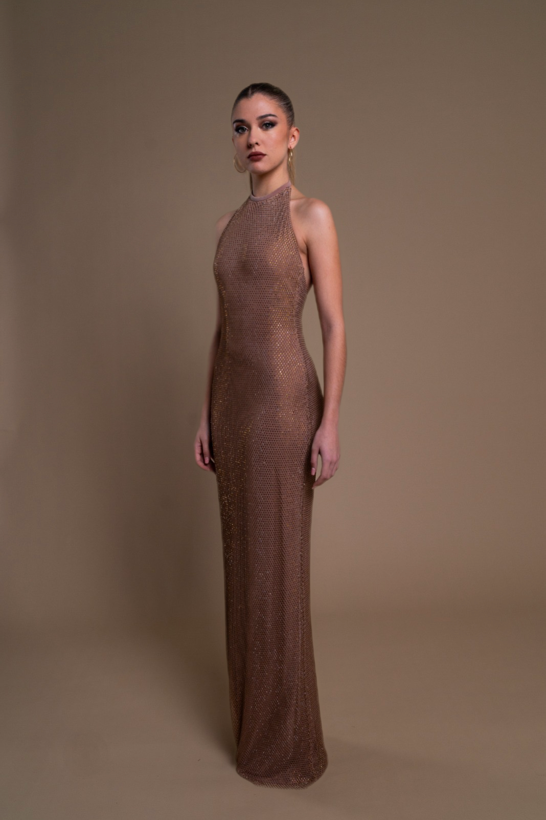 Vestido Calíope Dorado