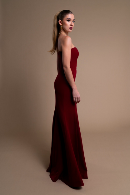 Vestido Aelia Burdeos