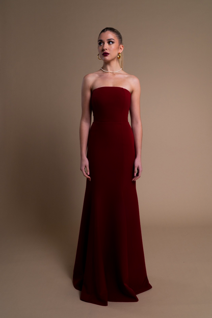 Vestido Aelia Burdeos