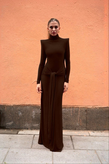 Vestido Coralina Marrón