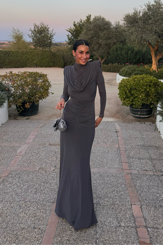 Vestido Diana Plomo