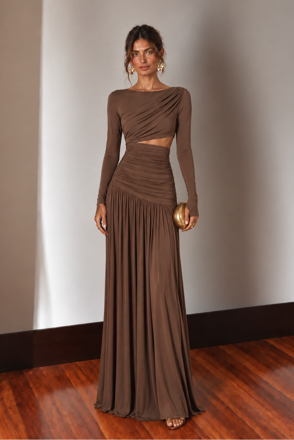 Vestido Palmira Mocha Mouuse