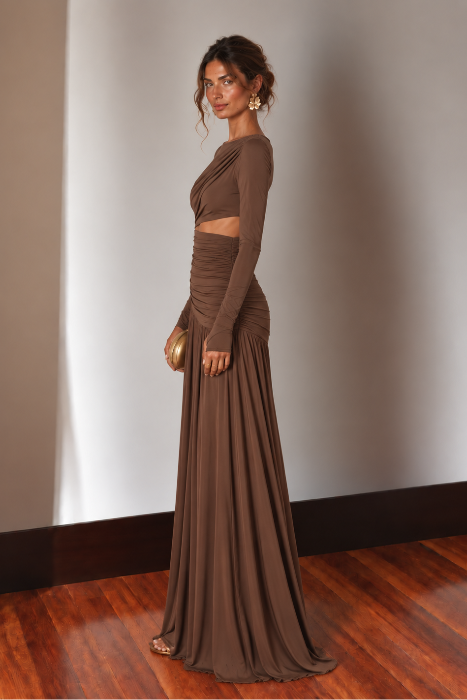 Vestido Palmira Mocha Mouuse