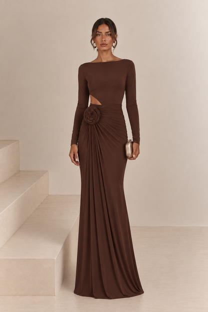 Vestido Catia Marrón