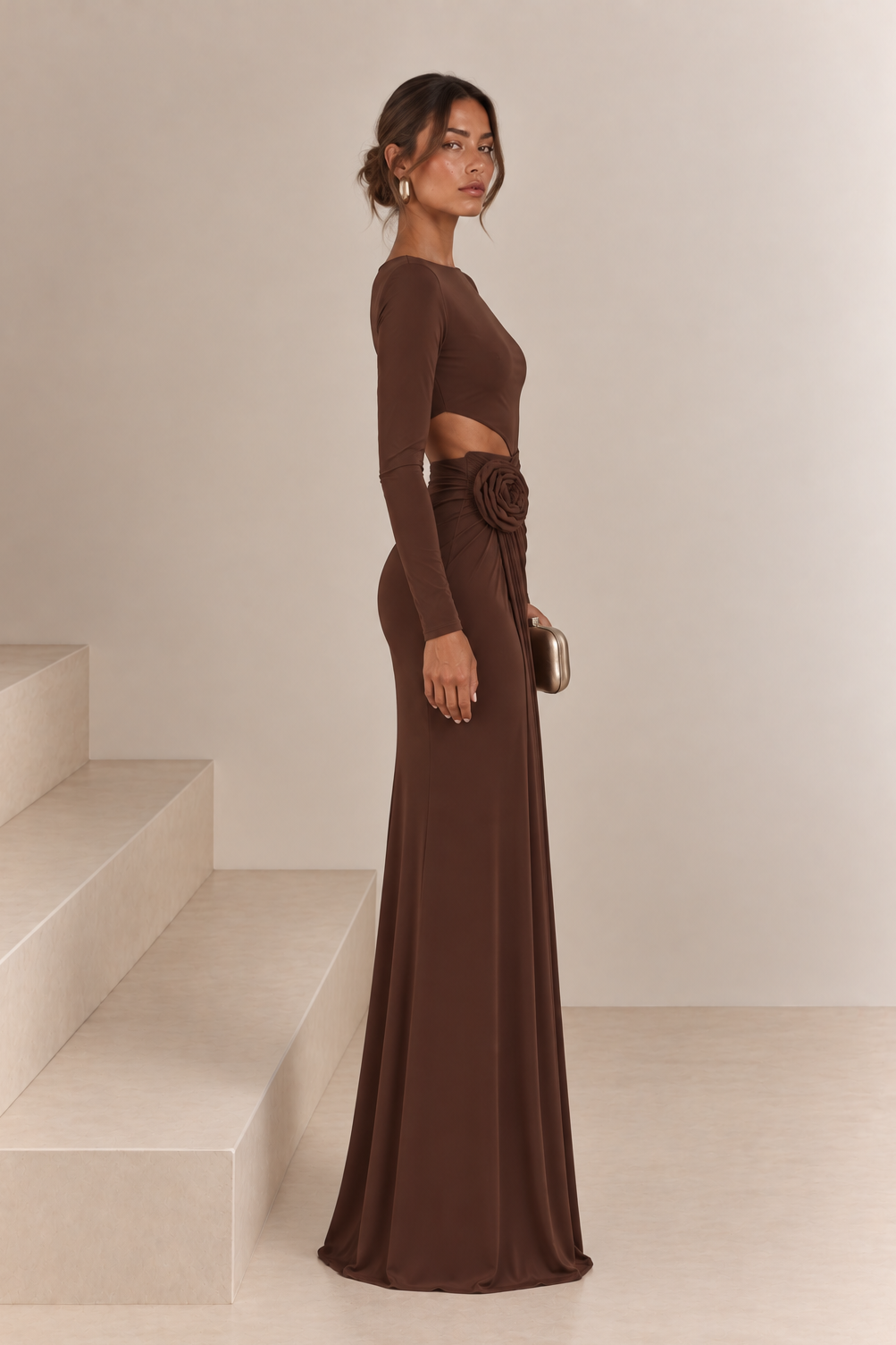 Vestido Catia Marrón