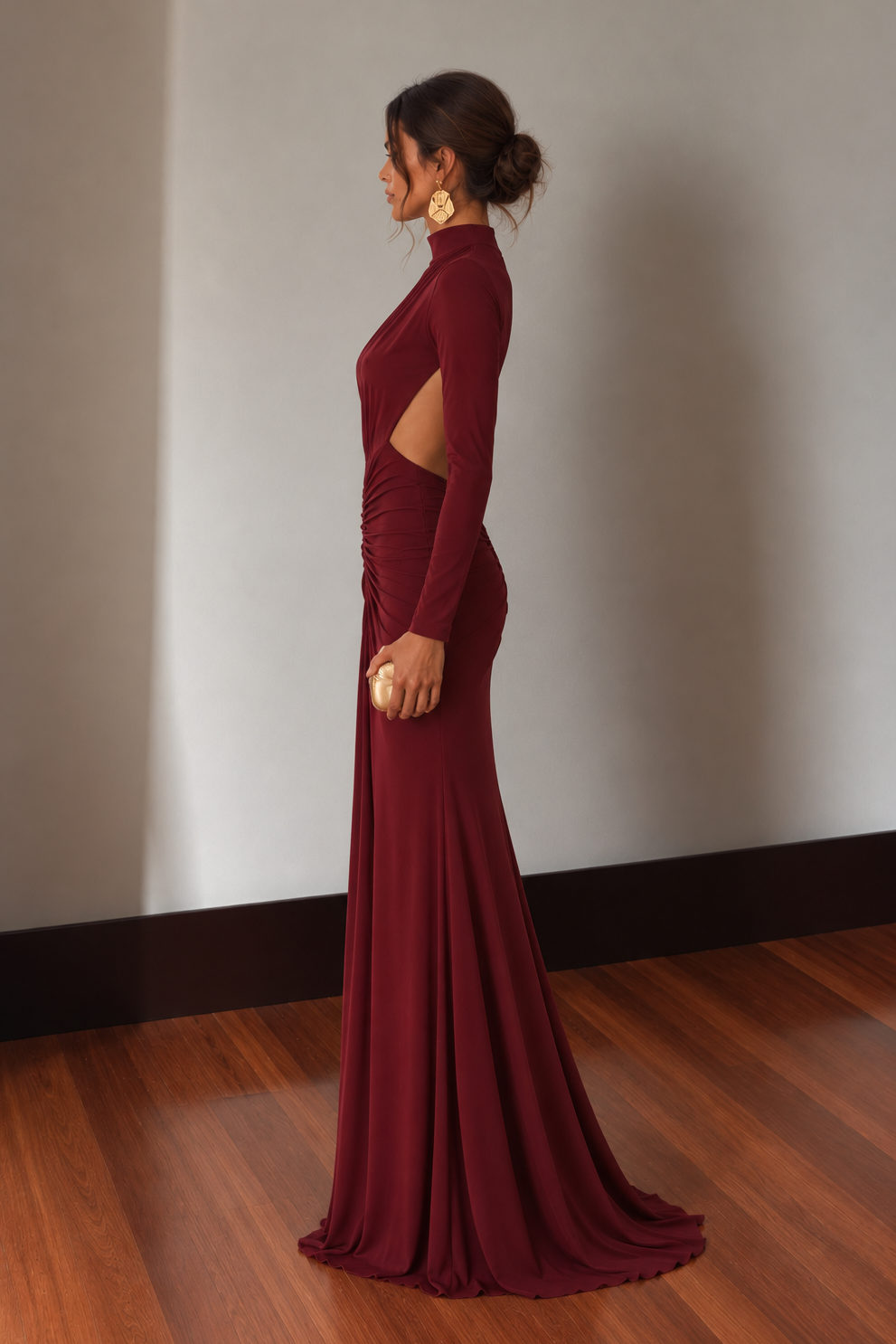 Vestido Filipa Granate