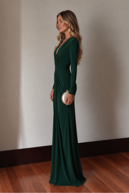 Vestido Melyssa Verde Botella