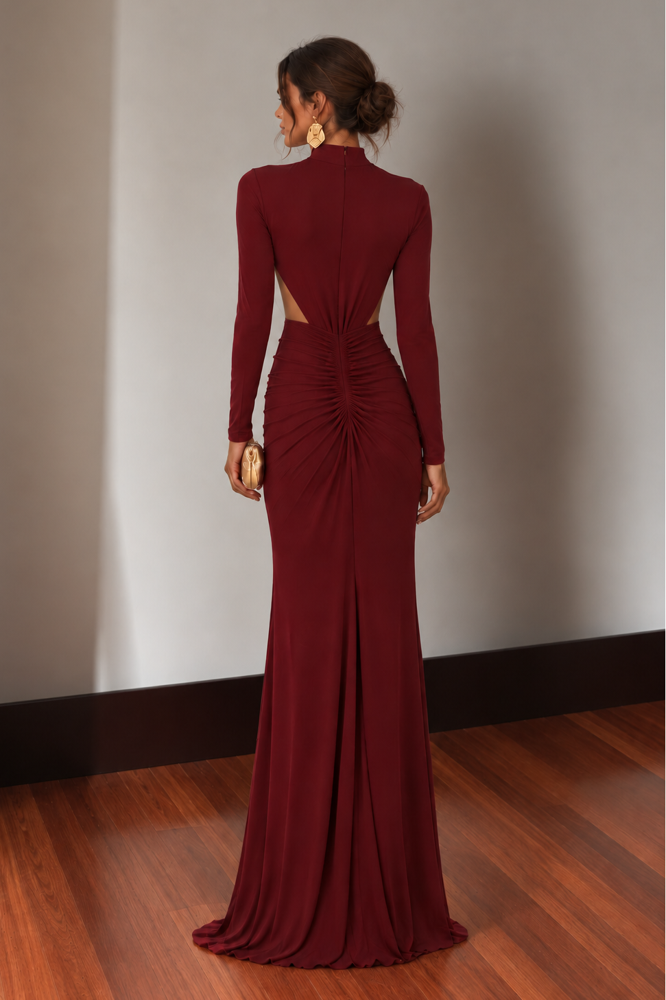 Vestido Filipa Granate