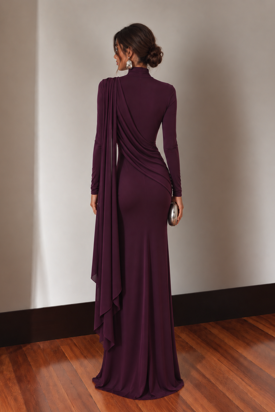 Vestido Isaura Berenjena