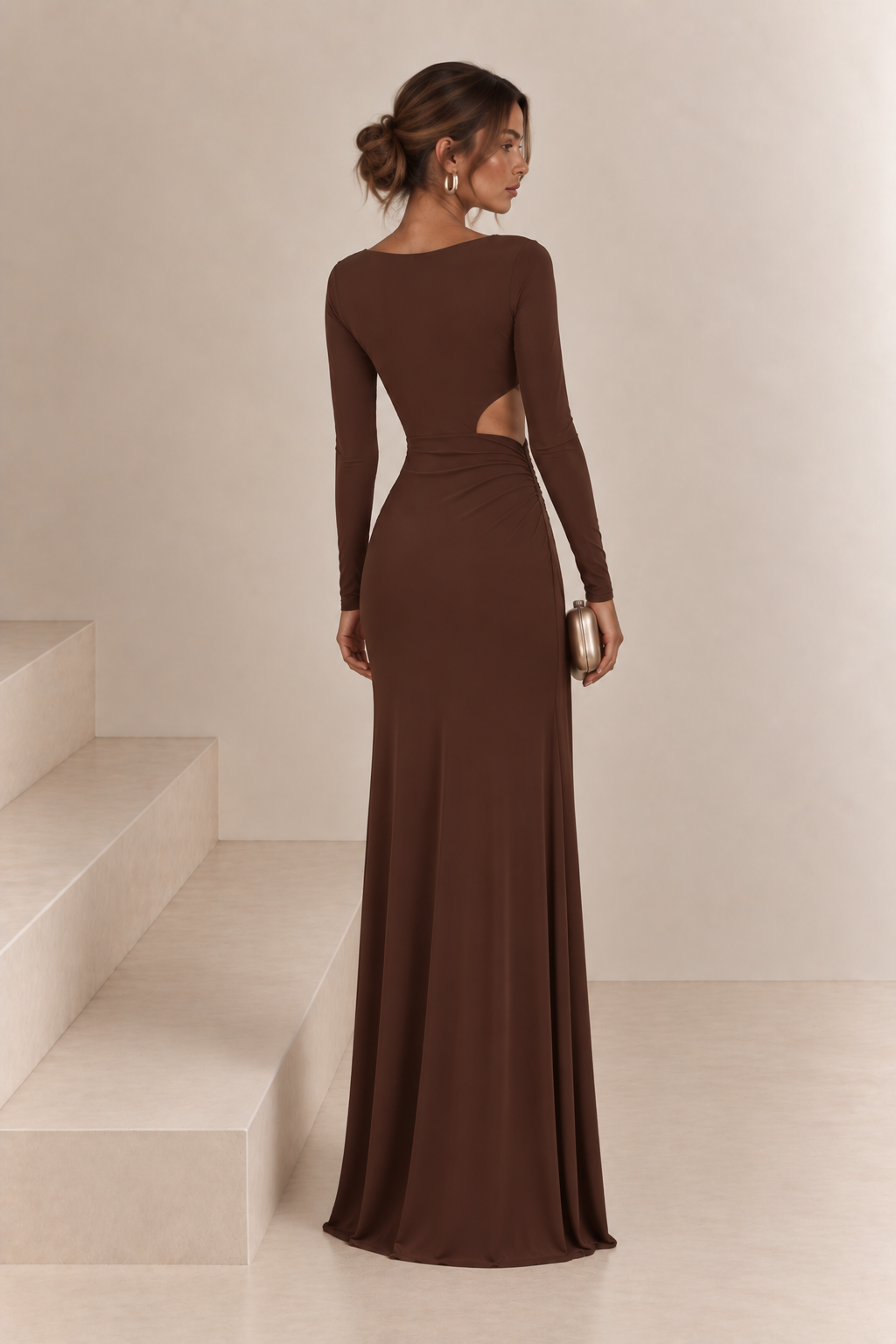 Vestido Catia Marrón