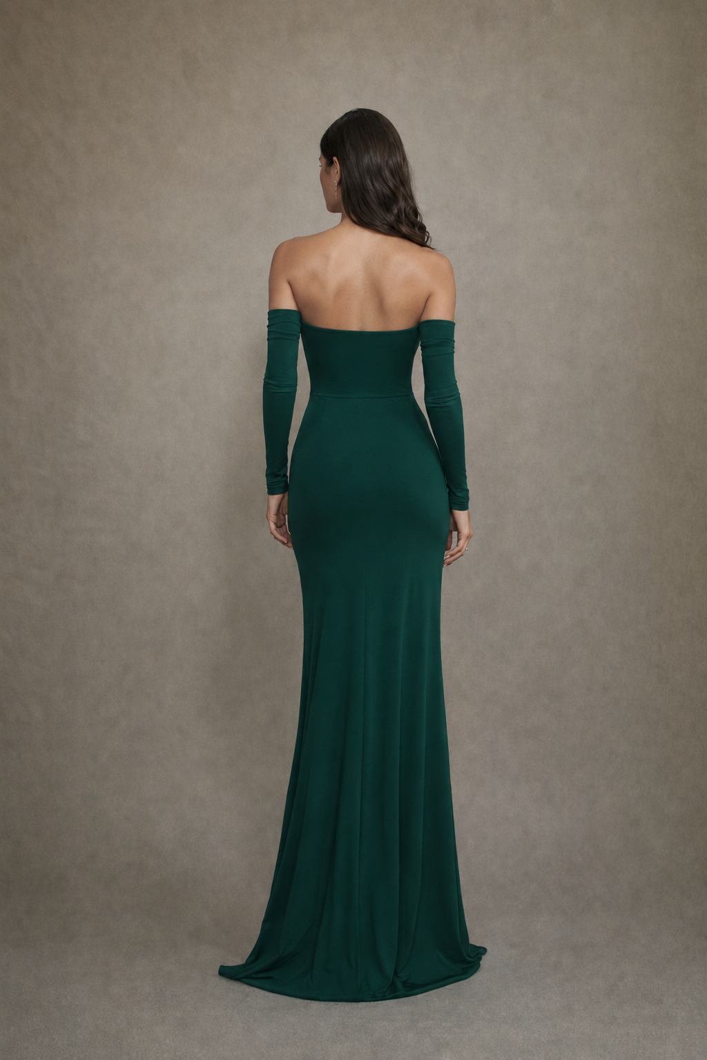 Vestido Rocío Verde Esmeralda