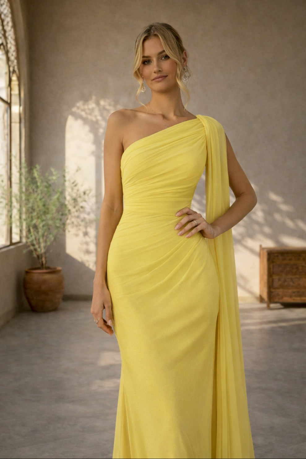 Vestido Safira Amarillo