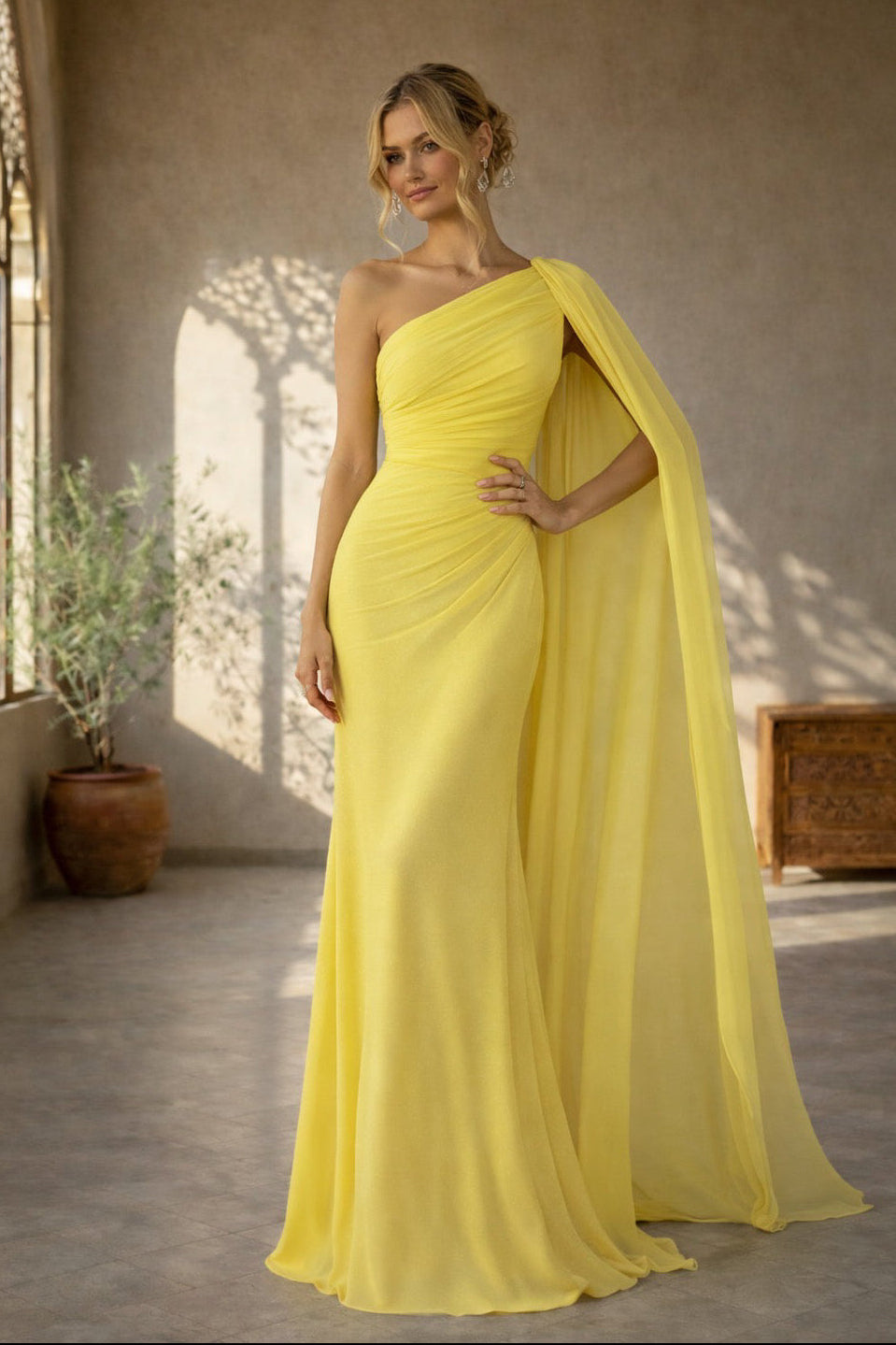 Vestido Safira Amarillo