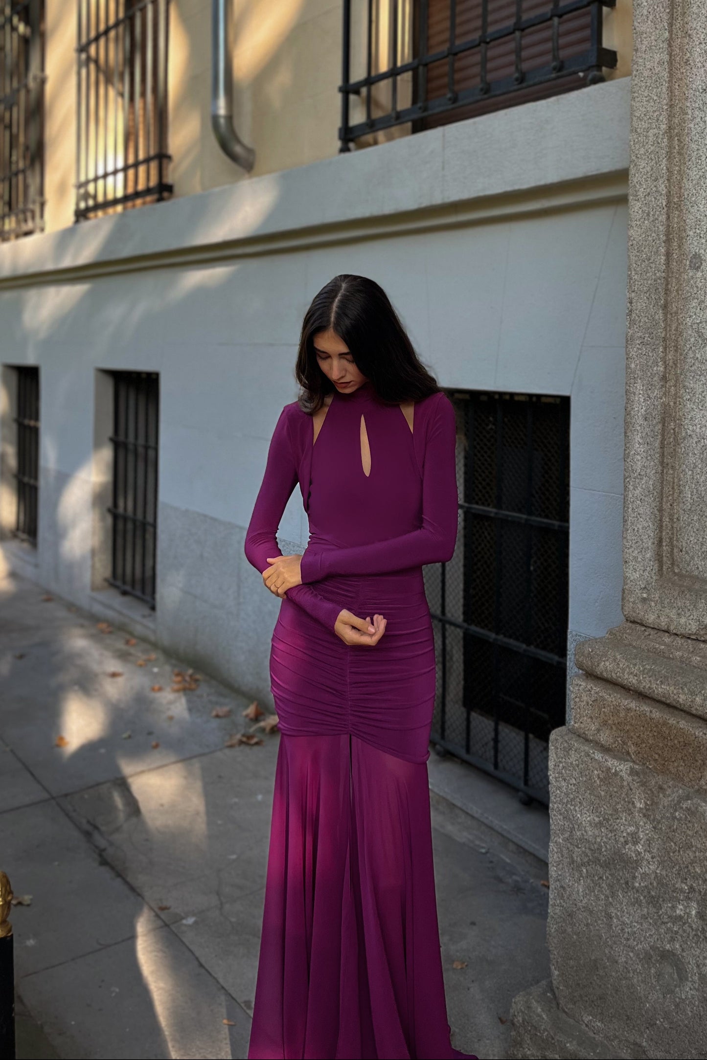 Brigitte Purple Dress