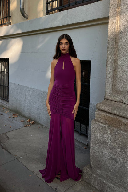 Brigitte Purple Dress