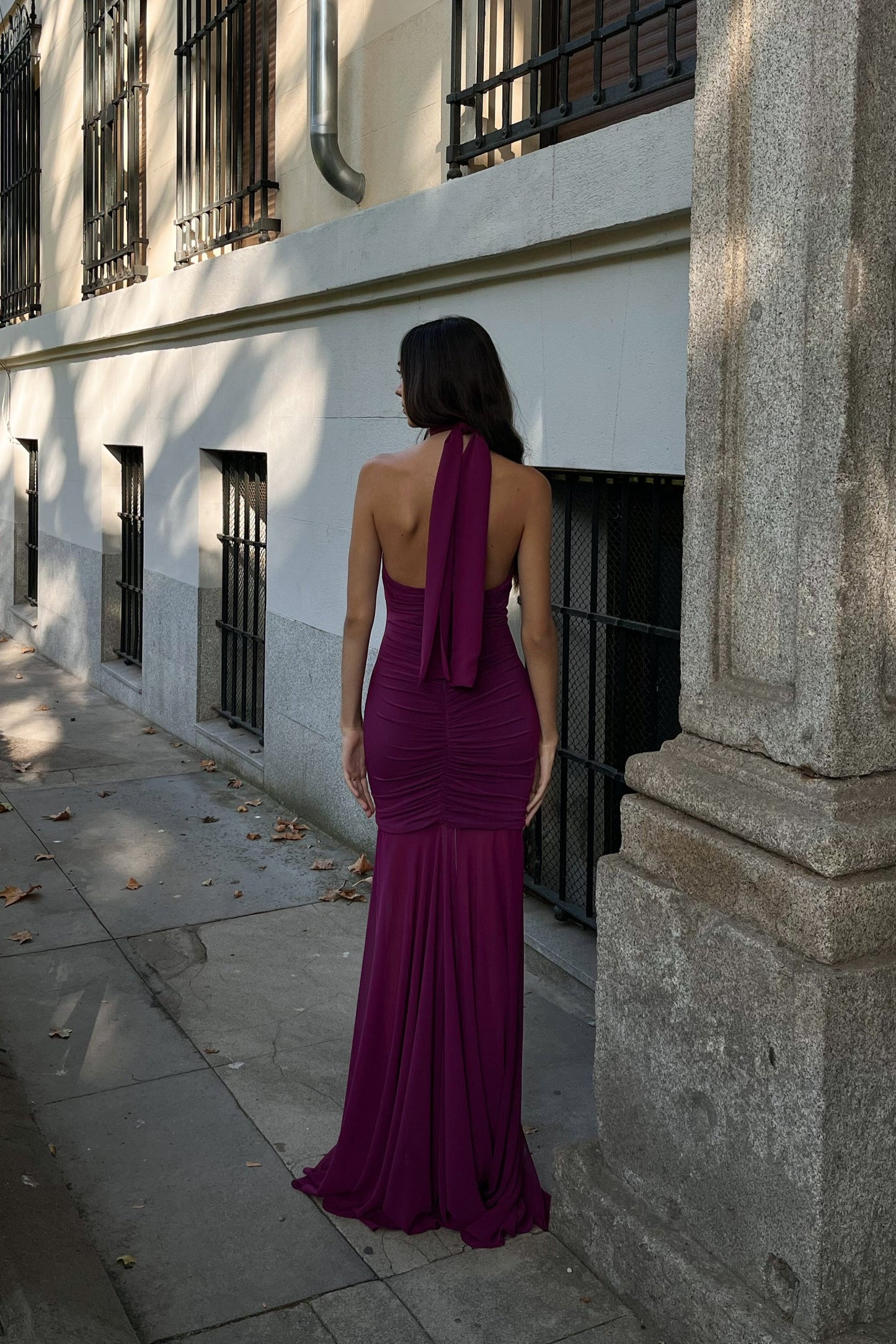 Brigitte Purple Dress