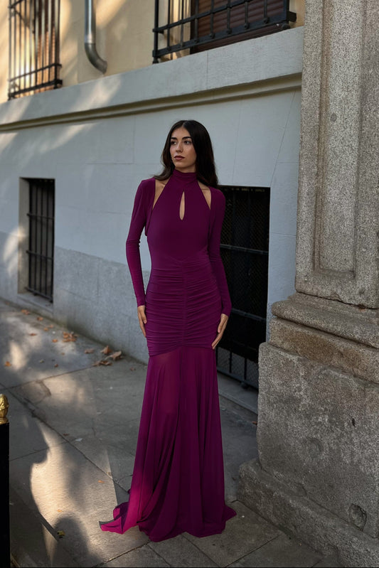 Vestido Brigitte Morado