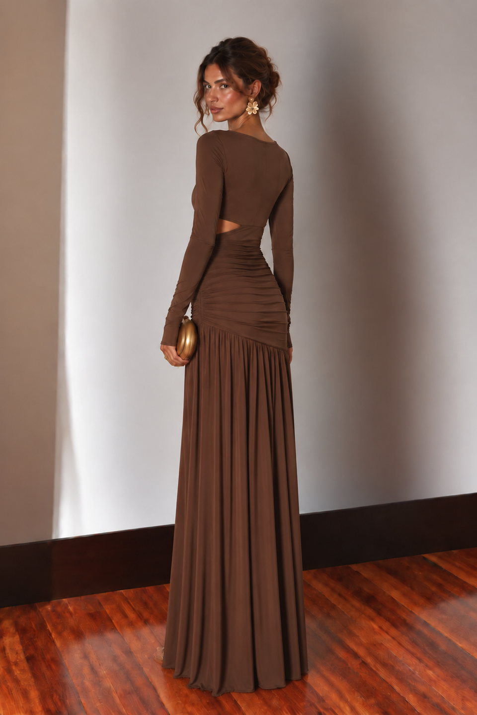 Vestido Palmira Mocha